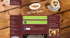 Desktop Screenshot of cafe-bagett.de